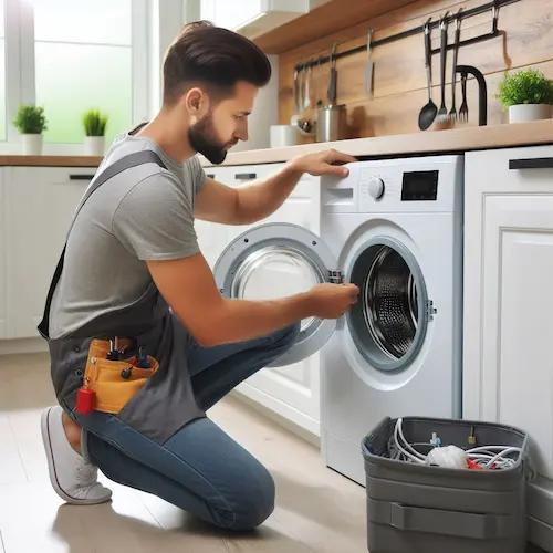 روش نصب ماشین لباسشویی