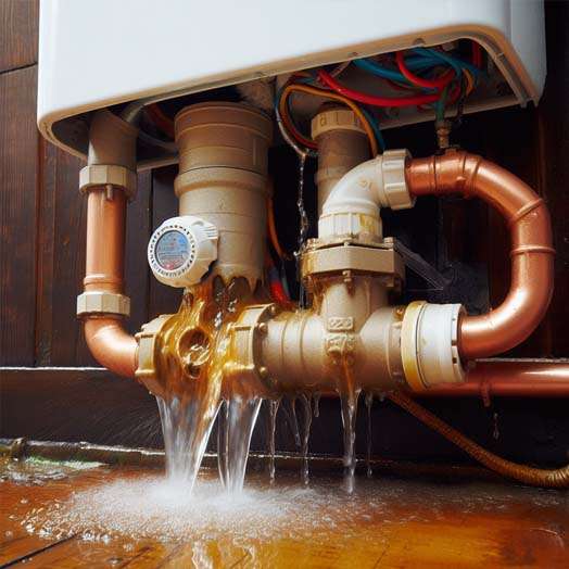 علت نشتی آب از پکیج دیواری 